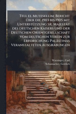 bokomslag Tell el Mutesellim; Bericht Ã1/4ber die 1903 bis 1905 mit UnterstÃ1/4tzung SR. Majestät des deutschen Kaisers und der Deutschen Orientgesellschaft vom deutschen Verein zur Erforschung Palästinas Ve...