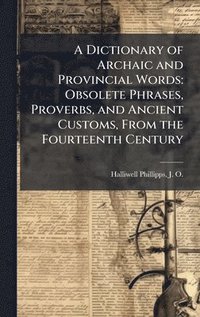 bokomslag Dictionary of Archaic and Provincial Words
