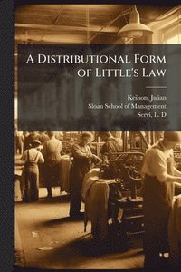 bokomslag A Distributional Form of Little's Law