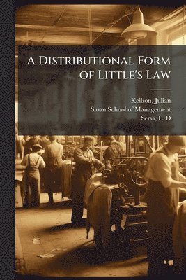 bokomslag A Distributional Form of Little's Law