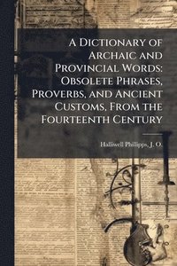 bokomslag Dictionary of Archaic and Provincial Words
