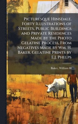 Picturesque Hinsdale. Forty Illustrations of Streets, Public Buildings and Private Residences Made by the Photo Gelatine Process, From Negatives Made by Wm. H. Baker. Gelatine Prints by E.J. Phelps