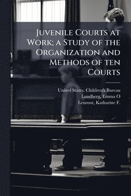 bokomslag Juvenile Courts at Work; a Study of the Organization and Methods of ten Courts