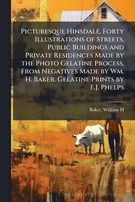 Picturesque Hinsdale. Forty Illustrations of Streets, Public Buildings and Private Residences Made by the Photo Gelatine Process, From Negatives Made by Wm. H. Baker. Gelatine Prints by E.J. Phelps
