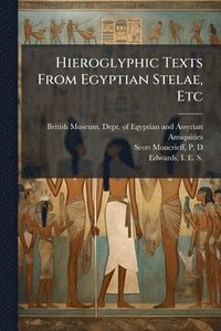 bokomslag Hieroglyphic Texts From Egyptian Stelae, Etc