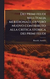 bokomslag Dei primi feudi nell'Italia meridionale; ovvero nuovo contributo alla critica storica dei primi feudi