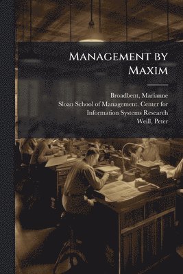 bokomslag Management by Maxim