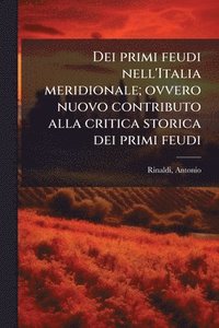 bokomslag Dei primi feudi nell'Italia meridionale; ovvero nuovo contributo alla critica storica dei primi feudi