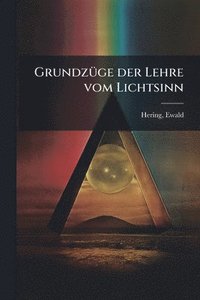 bokomslag GrundzÃ1/4ge der Lehre vom Lichtsinn