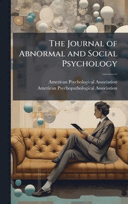 bokomslag Journal of Abnormal and Social Psychology