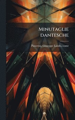 bokomslag Minutaglie dantesche