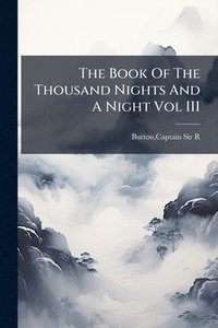 bokomslag The Book Of The Thousand Nights And A Night Vol III