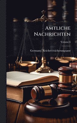 bokomslag Amtliche Nachrichten
