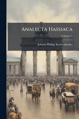 bokomslag Analecta Hassiaca