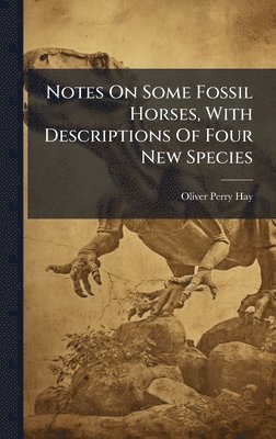 Notes On Some Fossil Horses, With Descriptions Of Four New Species