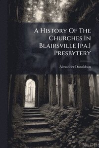 bokomslag A History Of The Churches In Blairsville [pa.] Presbytery