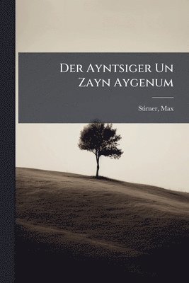 bokomslag Der Ayntsiger Un Zayn Aygenum