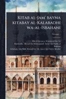 bokomslag Kitab al-Jam' bayna kitabay al-Kalabadhi wa-al-Isbahani