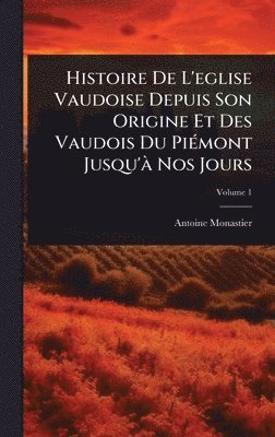bokomslag Histoire De L'eglise Vaudoise Depuis Son Origine Et Des Vaudois Du PiÃ(c)mont Jusqu'Ã Nos Jours