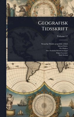bokomslag Geografisk Tidsskrift