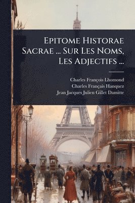 bokomslag Epitome Historae Sacrae ... Sur Les Noms, Les Adjectifs ...