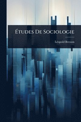 bokomslag Ã&#137;tudes De Sociologie