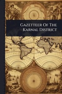 bokomslag Gazetteer Of The Karnal District