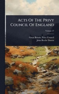 bokomslag Acts Of The Privy Council Of England