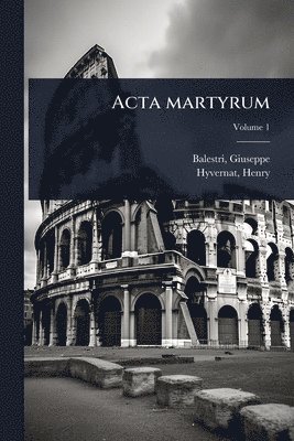 bokomslag Acta martyrum