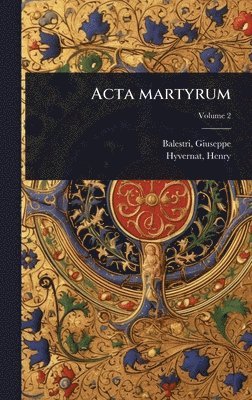 bokomslag Acta martyrum
