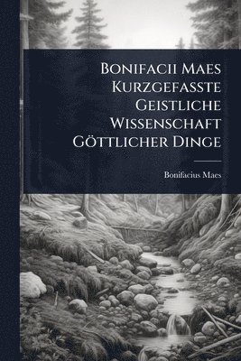 bokomslag Bonifacii Maes KurzgefaÃ¿te Geistliche Wissenschaft Göttlicher Dinge