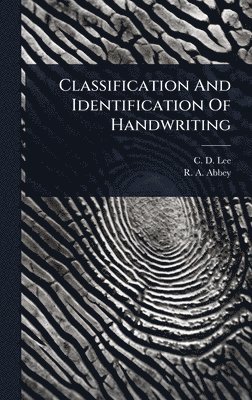 bokomslag Classification And Identification Of Handwriting