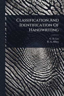 bokomslag Classification And Identification Of Handwriting