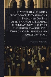 bokomslag Mysteries Of God's Providence. Two Sermons Preached On The Afternoon And Evening Of Sunday, Nov. 4, 1849, In The Union Evangelical Church Of Salisbury And Amesbury, Mass