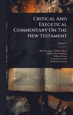 bokomslag Critical And Exegetical Commentary On The New Testament