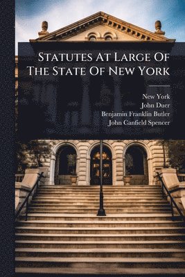 bokomslag Statutes At Large Of The State Of New York