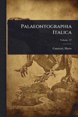 bokomslag Palaeontographia Italica