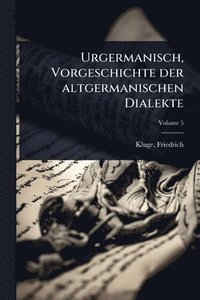 bokomslag Urgermanisch, Vorgeschichte der altgermanischen Dialekte