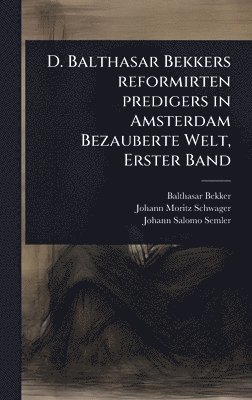 bokomslag D. Balthasar Bekkers reformirten predigers in Amsterdam Bezauberte Welt, Erster Band