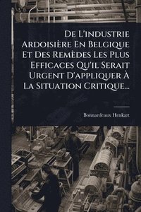 bokomslag De L'industrie Ardoisière En Belgique Et Des Remèdes Les Plus Efficaces Qu'il Serait Urgent D'appliquer Ã¿ La Situation Critique...