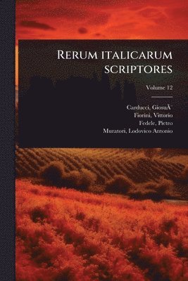 bokomslag Rerum italicarum scriptores