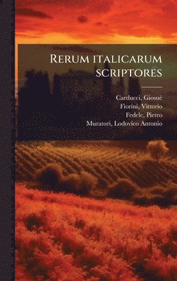 bokomslag Rerum italicarum scriptores
