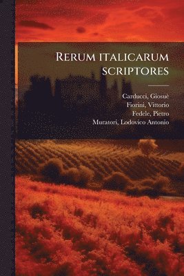 bokomslag Rerum italicarum scriptores