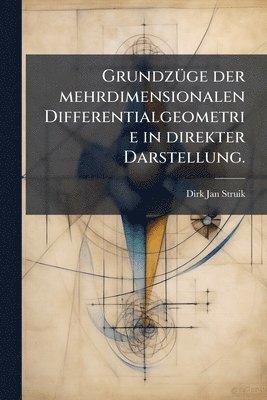 Dirk Jan Struik - GrundzÃ1/4ge der mehrdimensionalen Differentialgeometrie in direkter Darstellung., Häftad