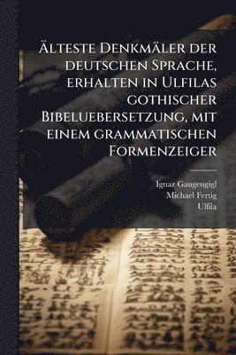 bokomslag Ã¿lteste Denkmäler der deutschen Sprache, erhalten in Ulfilas gothischer Bibeluebersetzung, mit einem grammatischen Formenzeiger