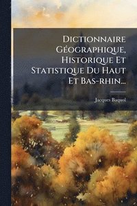 bokomslag Dictionnaire GÃ(c)ographique, Historique Et Statistique Du Haut Et Bas-rhin...