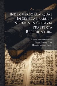 bokomslag Index Verborum Quae In Senecae Fabulis Necnon In Octavia Praetexta Reperiuntur...