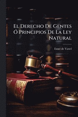 bokomslag Derecho De Gentes Ã" Principios De La Ley Natural