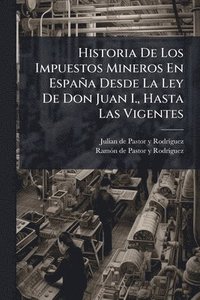 bokomslag Historia De Los Impuestos Mineros En España Desde La Ley De Don Juan I., Hasta Las Vigentes