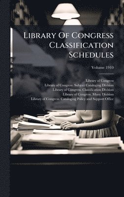 Library of Congress, Library Of Congress - Library Of Congress Classification Schedules, Inbunden